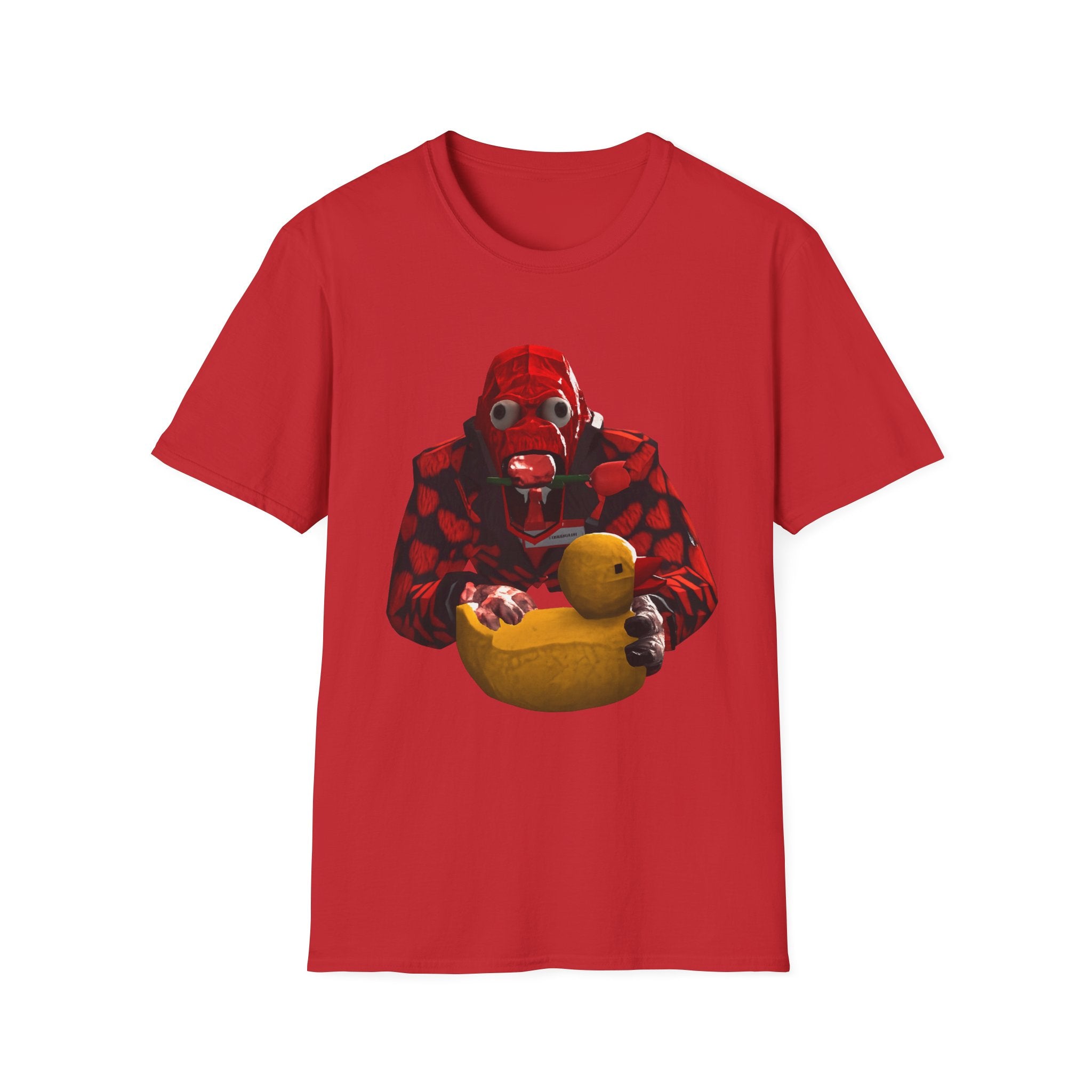 Rubber Ducky Diver T-Shirt — Surreal Red Helmet Graphic Tee