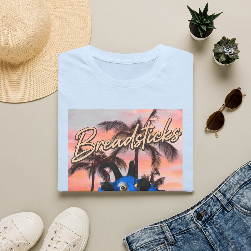 Breadsticks Retro Palm Tree T‑Shirt — Vintage Sunset Graphic Tee