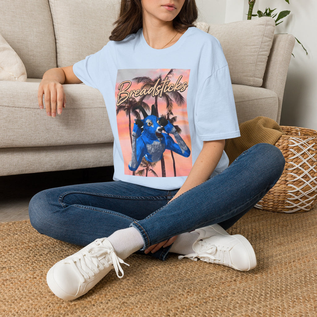 Breadsticks Retro Palm Tree T‑Shirt — Vintage Sunset Graphic Tee
