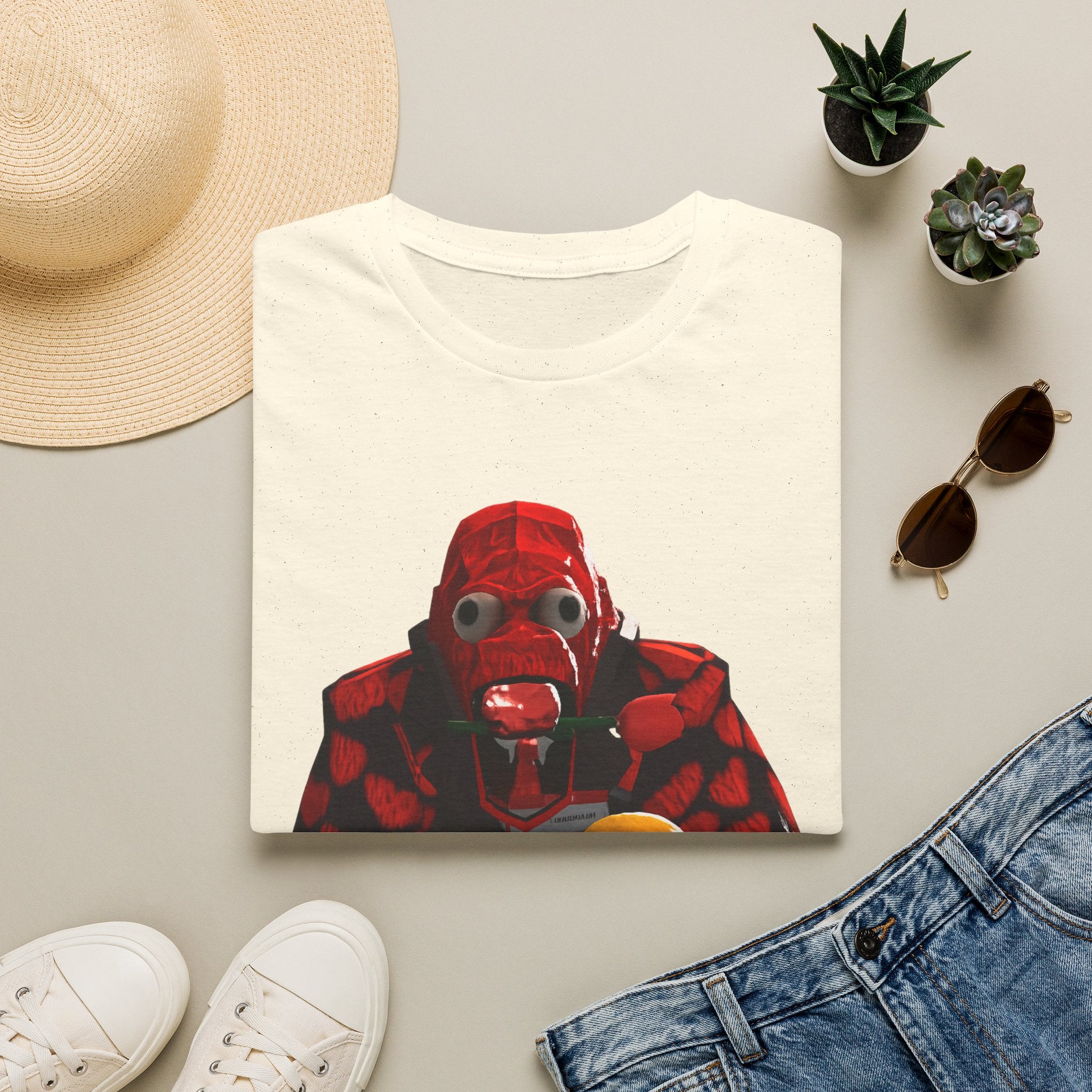 Rubber Ducky Diver T-Shirt — Surreal Red Helmet Graphic Tee