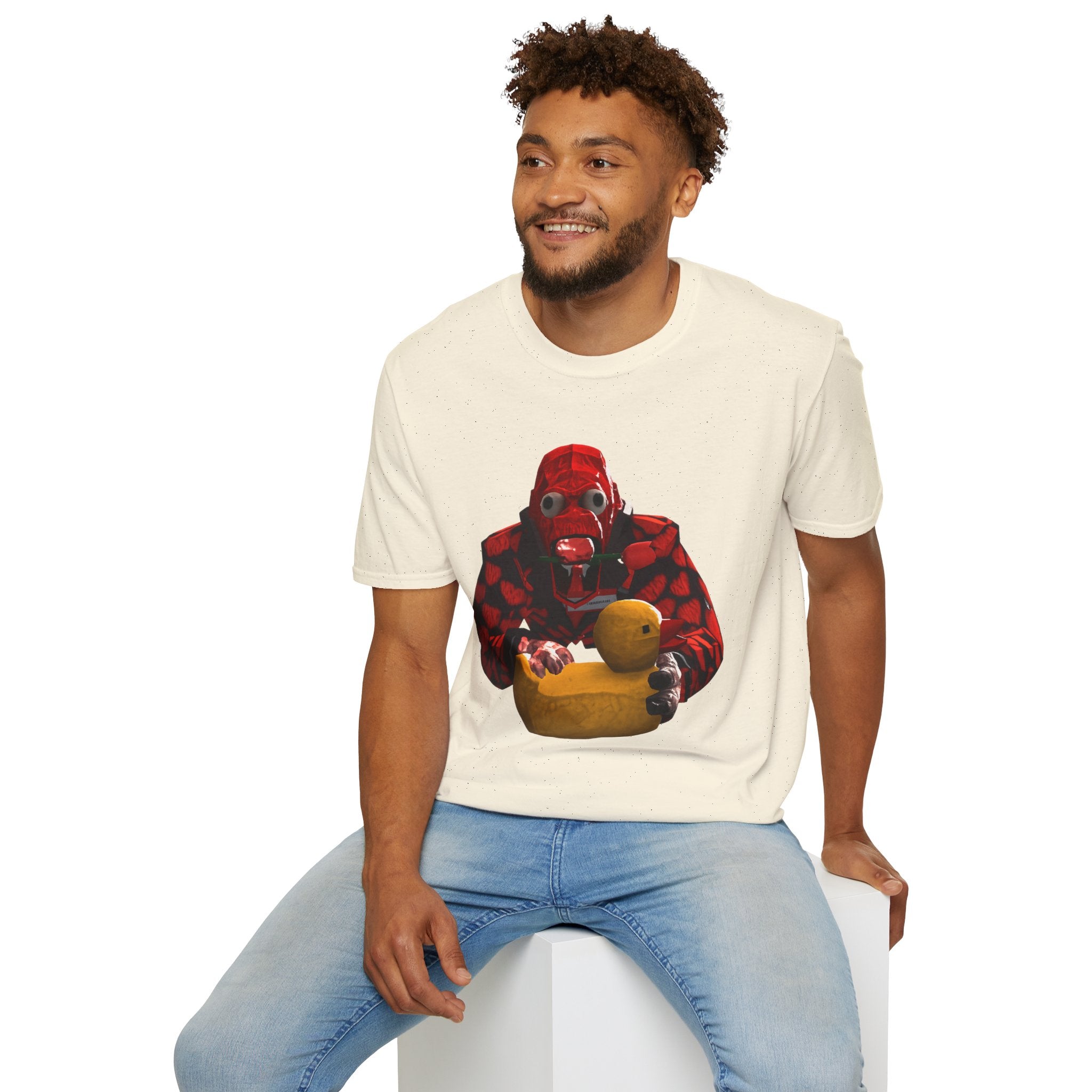 Rubber Ducky Diver T-Shirt — Surreal Red Helmet Graphic Tee