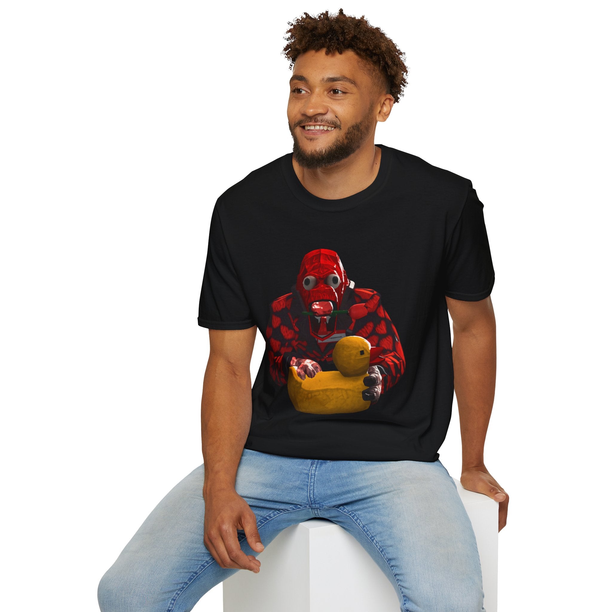 Rubber Ducky Diver T-Shirt — Surreal Red Helmet Graphic Tee