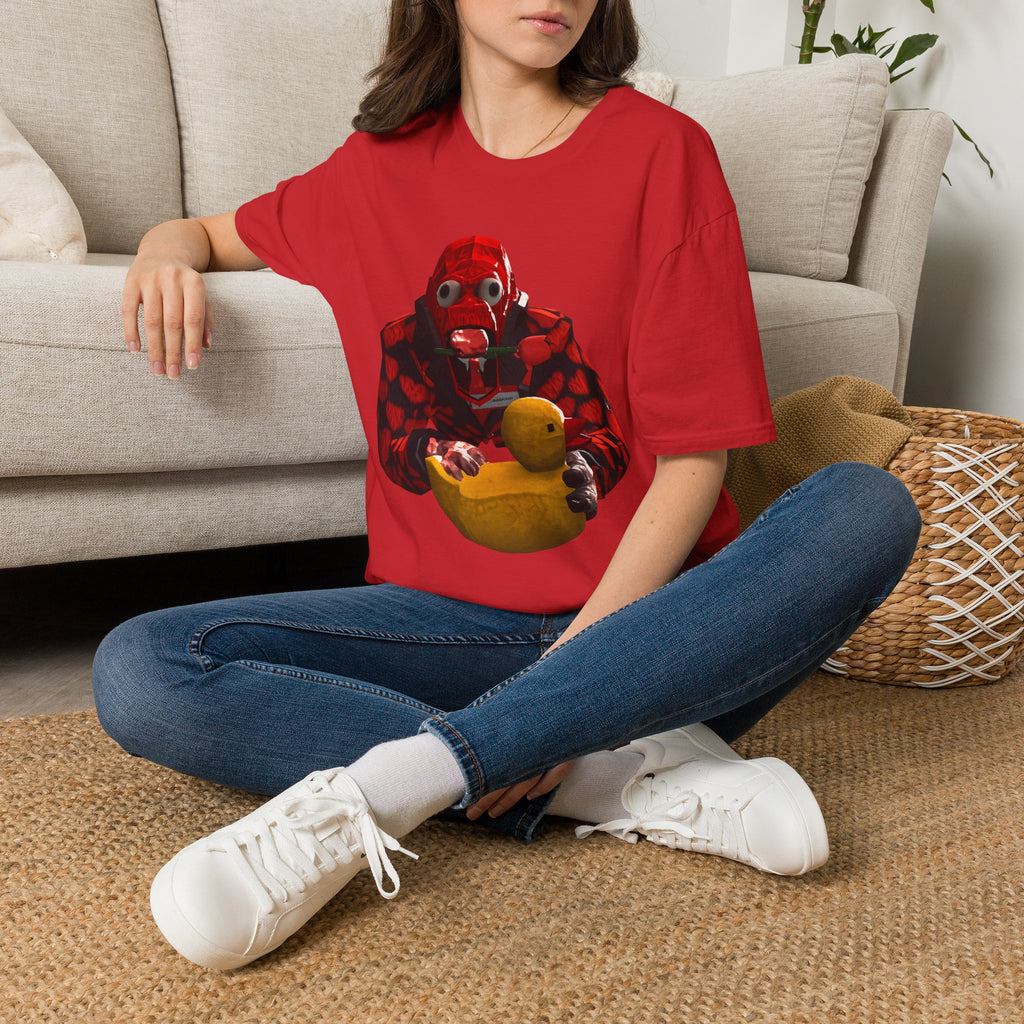 Rubber Ducky Diver T-Shirt — Surreal Red Helmet Graphic Tee