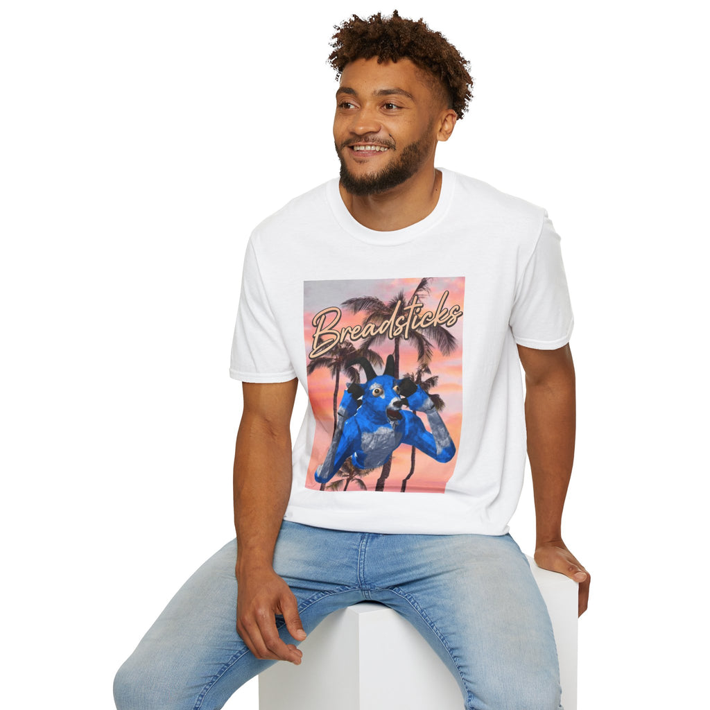 Breadsticks Retro Palm Tree T‑Shirt — Vintage Sunset Graphic Tee