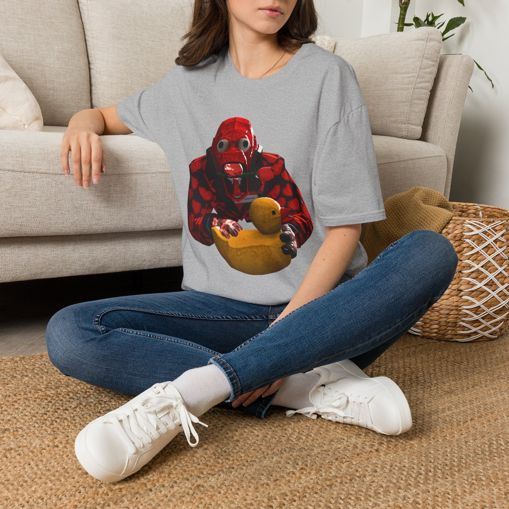 Rubber Ducky Diver T-Shirt — Surreal Red Helmet Graphic Tee