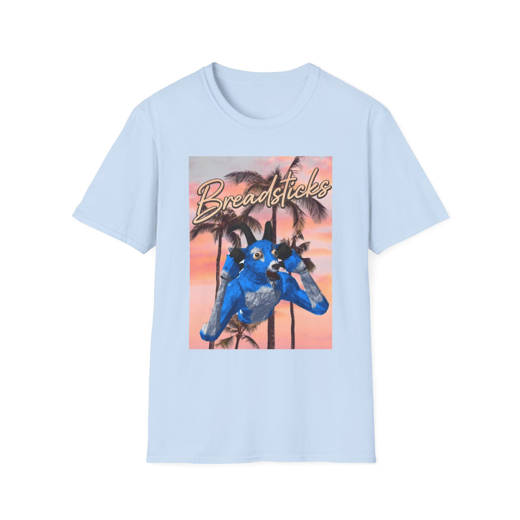 Breadsticks Retro Palm Tree T‑Shirt — Vintage Sunset Graphic Tee