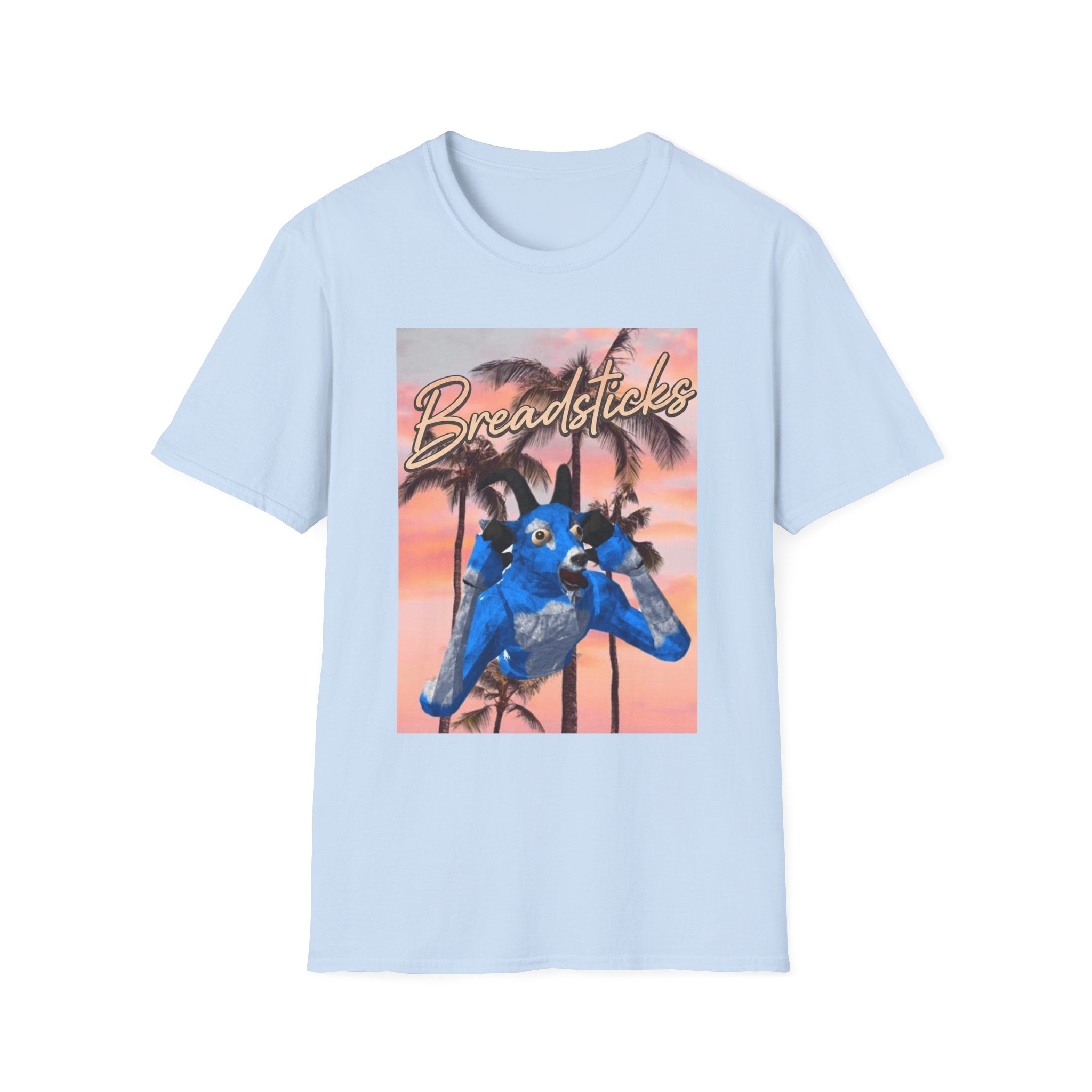 Breadsticks Retro Palm Tree T‑Shirt — Vintage Sunset Graphic Tee