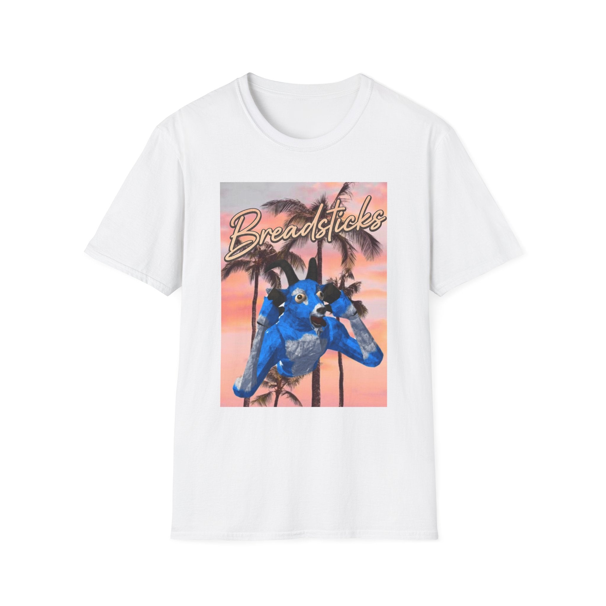 Breadsticks Retro Palm Tree T‑Shirt — Vintage Sunset Graphic Tee