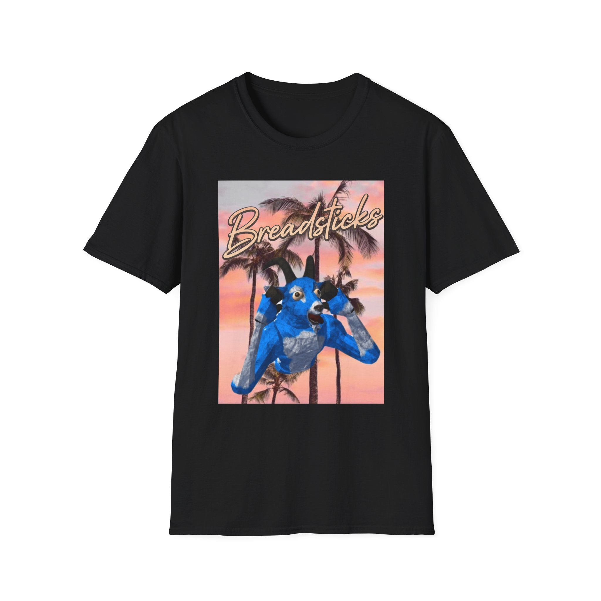 Breadsticks Retro Palm Tree T‑Shirt — Vintage Sunset Graphic Tee